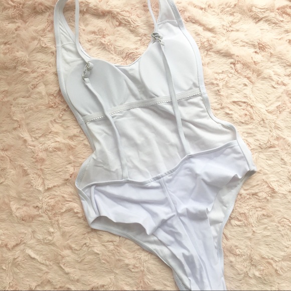 'Adrienne' One Piece - White - Picture 6 of 6